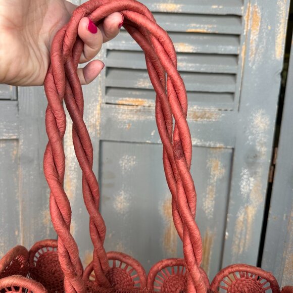 Madewell The Straw Catania Tote Bag Sweet Dahlia NWT - Picture 8 of 16